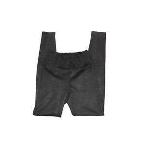 WILFRED FREE ARITZIA Daria Vegan Faux  Suede High Waisted Leggings Black Sz S